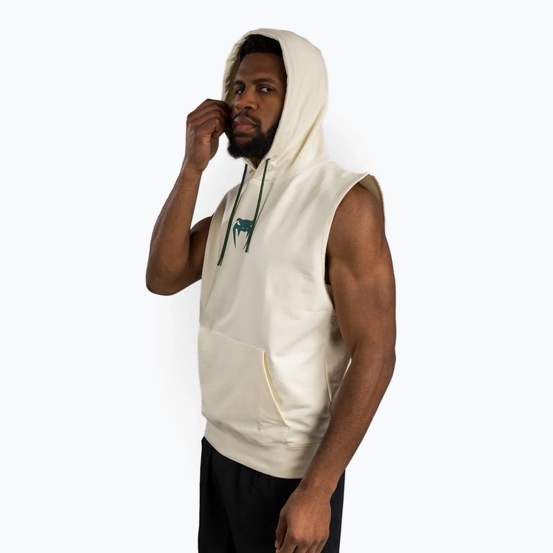 Hanorac pentru bărbați  Venum Sparring Sleeveless Hoodies vanilla 3