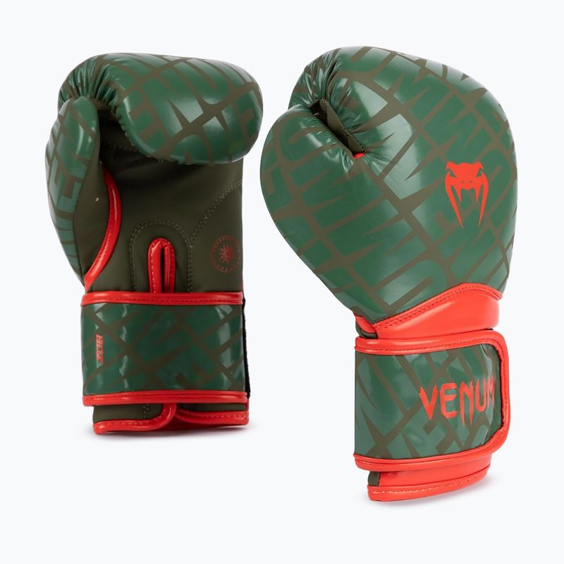 Mănuși de box pentru copii Venum Contender 1.5 XT Kids army green 2