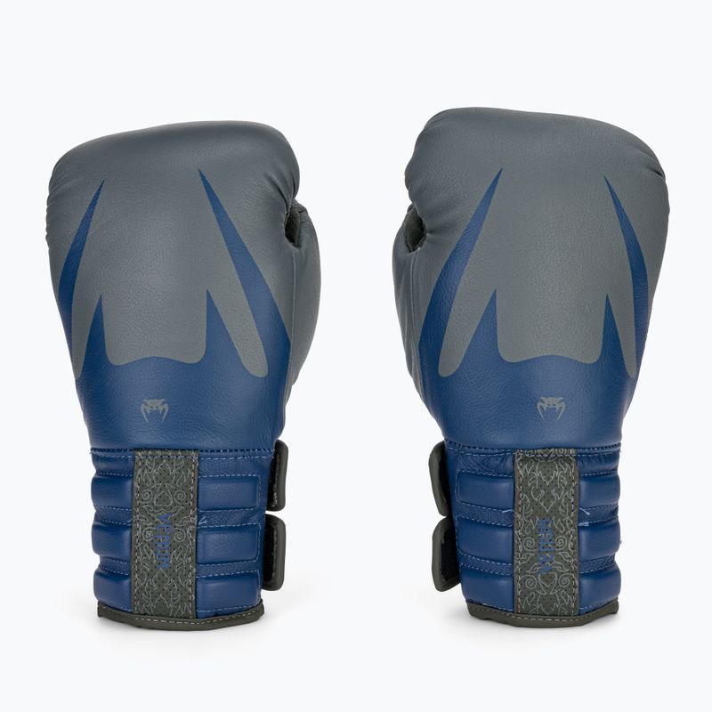 Mănuși de box Venum Reverso Boxing storm grey/royal blue 2