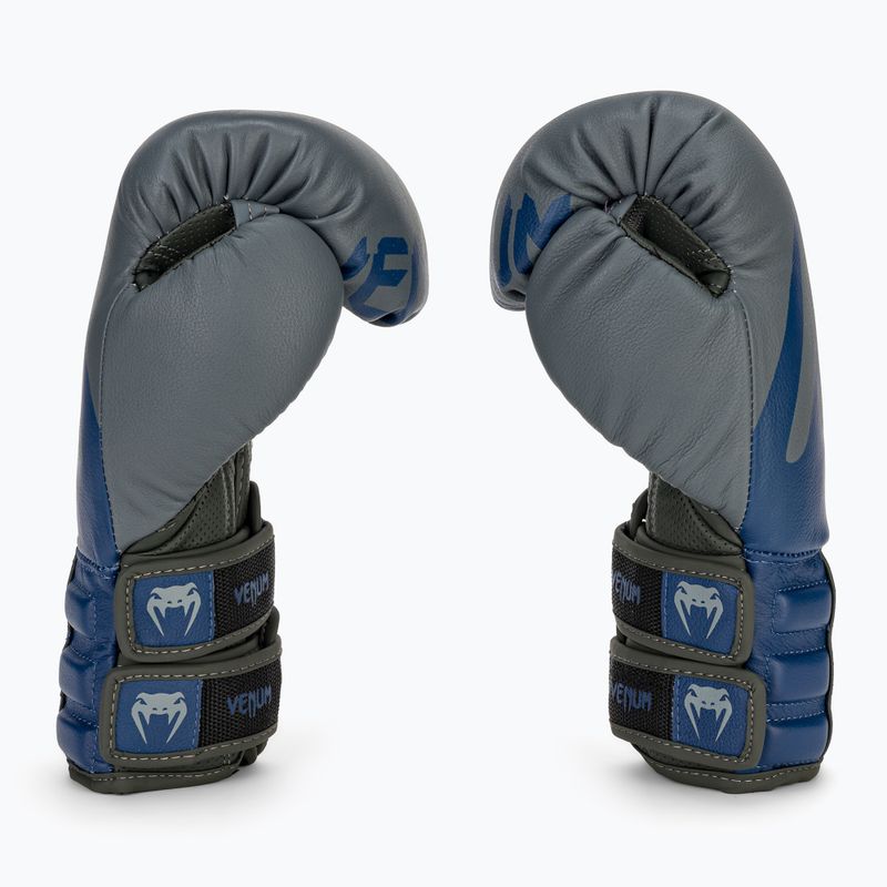Mănuși de box Venum Reverso Boxing storm grey/royal blue 4