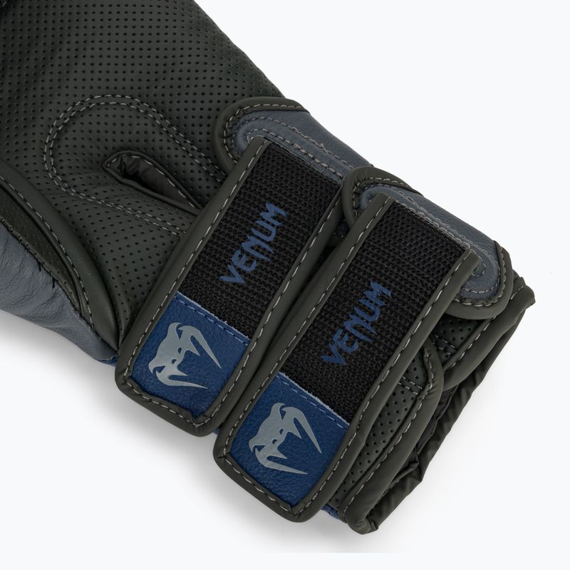 Mănuși de box Venum Reverso Boxing storm grey/royal blue 6