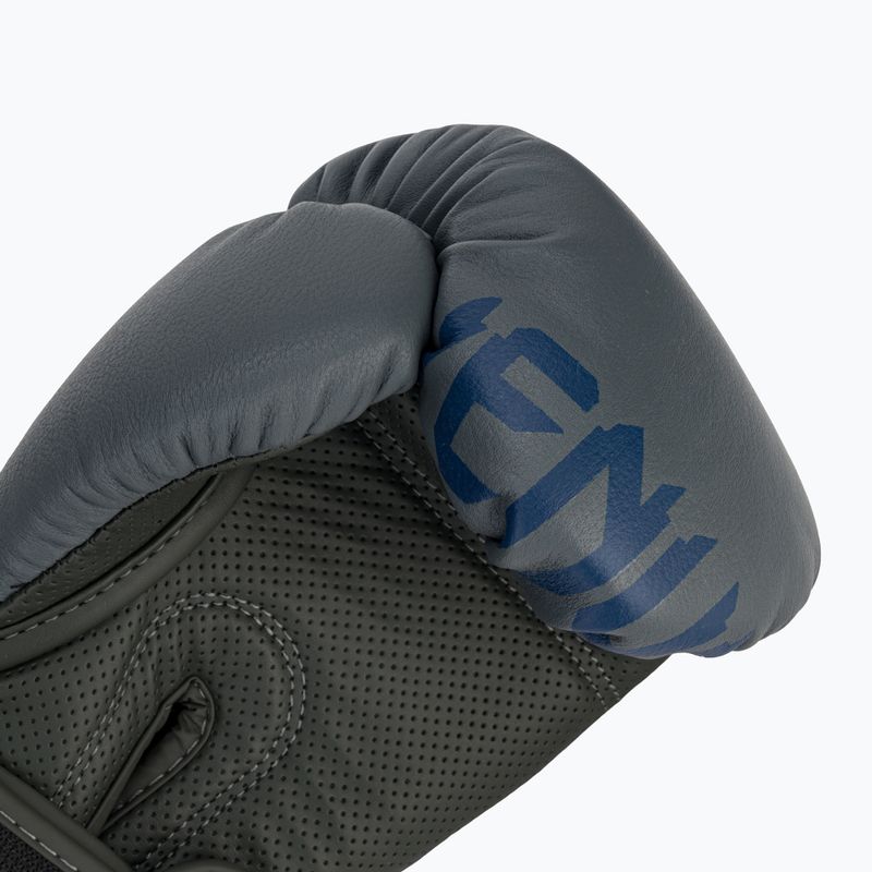 Mănuși de box Venum Reverso Boxing storm grey/royal blue 7