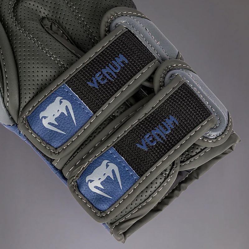 Mănuși de box Venum Reverso Boxing storm grey/royal blue 5