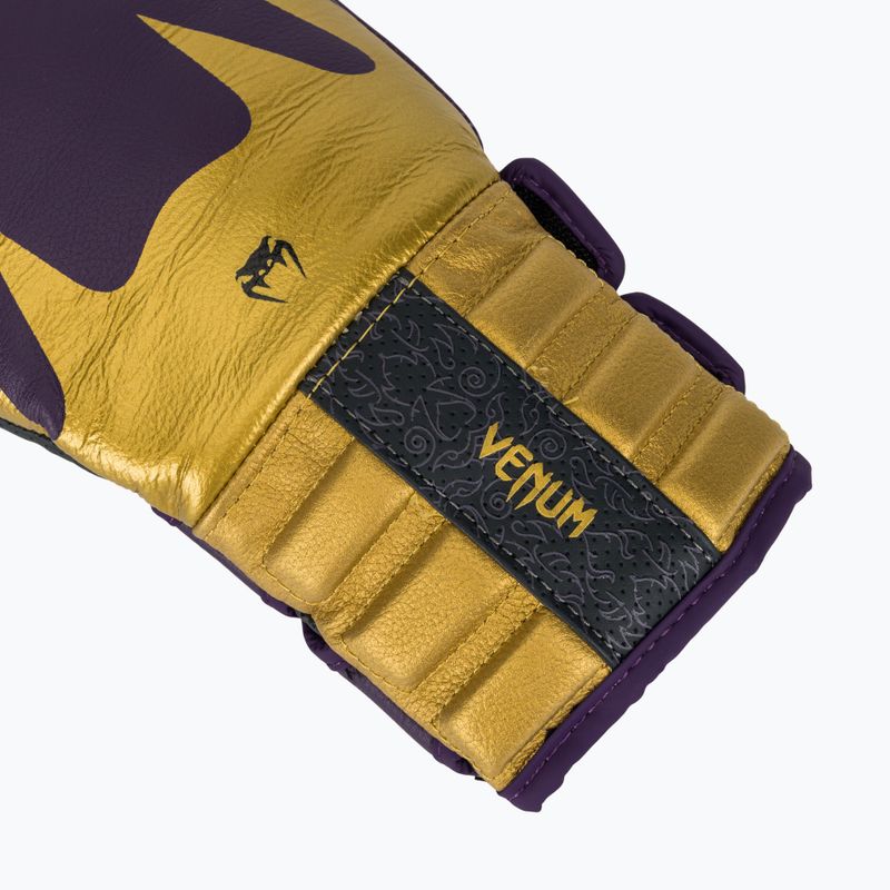 Mănuși de box Venum Reverso Boxing dark purple/gold 6
