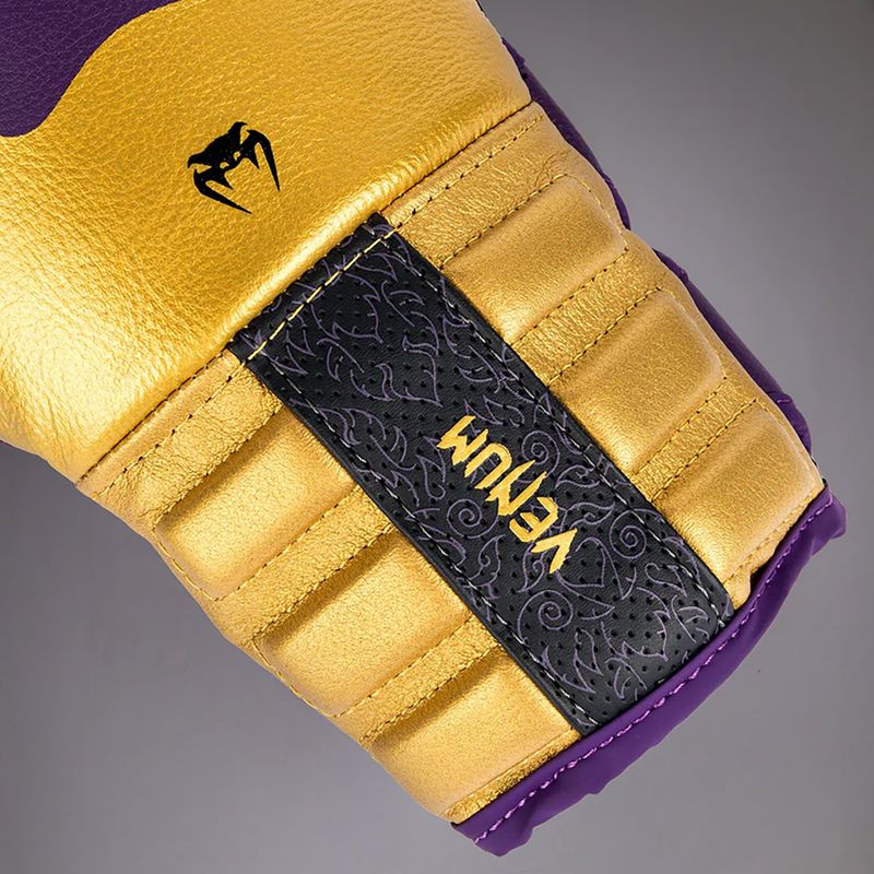 Mănuși de box Venum Reverso Boxing dark purple/gold 4