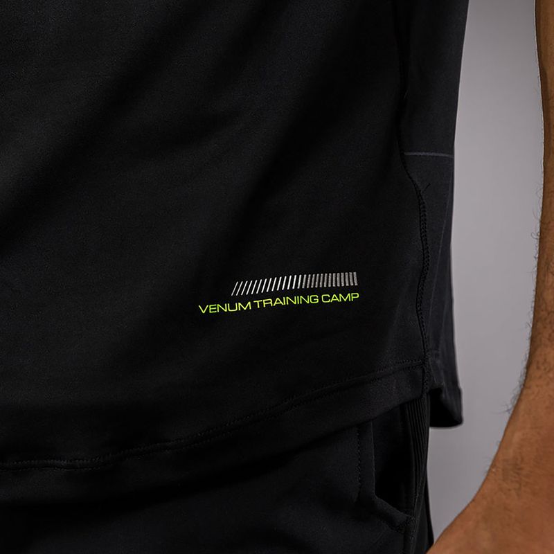 Tricou de antrenament pentru bărbați Venum Training Camp black/neo green 6