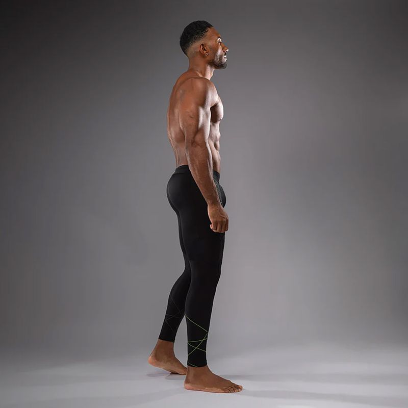 Colanți de antrenament pentru bărbați Venum Training Camp 4.0 black/neo green 4