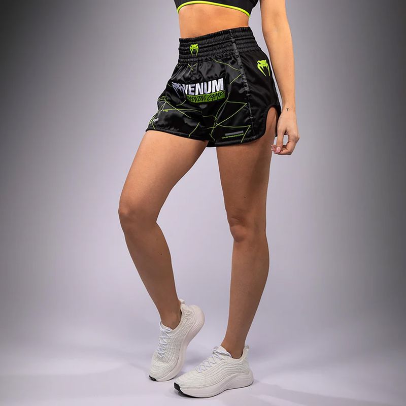 Pantaloni scurți de antrenament pentru bărbați Venum Training Camp 4.0 black/neo green 3