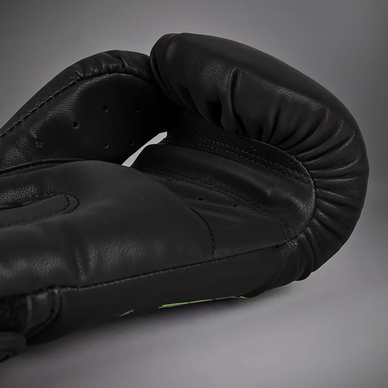 Mănuși de box Venum Training Camp 4.0 black/neo green 4