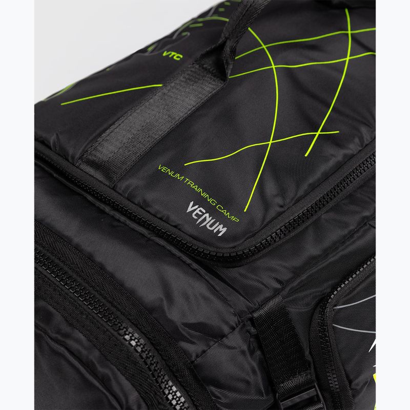 Geantă Venum Training Camp 4.0 black/neo green 7