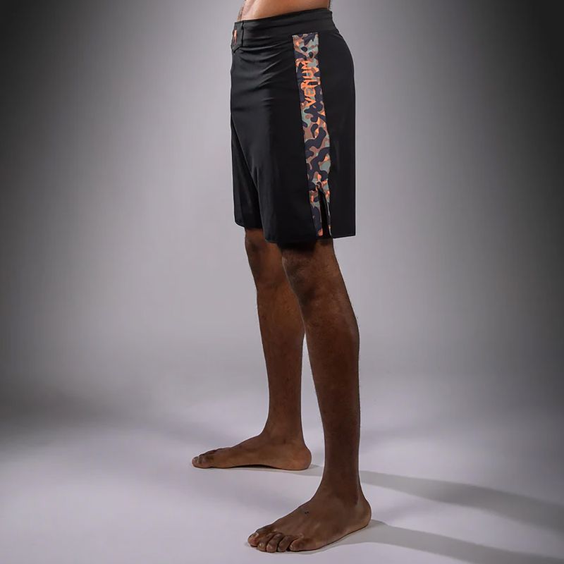 Pantaloni scurți de antrenament pentru bărbați Venum Jungle Ops black/khaki camo 4