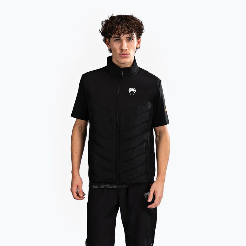 Vestă bărbătească Venum Paddock Softshell cu mâneci scurte neagră