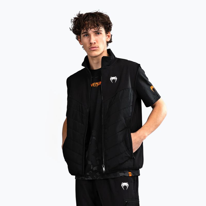 Vestă bărbătească Venum Paddock Softshell cu mâneci scurte neagră 3