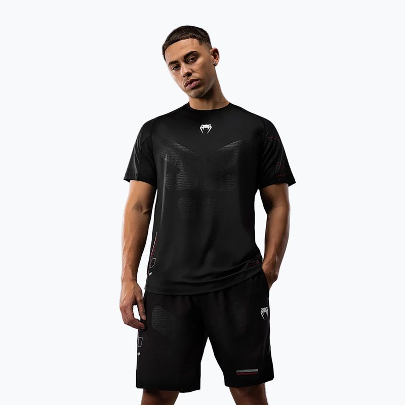 Tricou de antrenament pentru bărbați Venum Tactical XT black/fire red 2