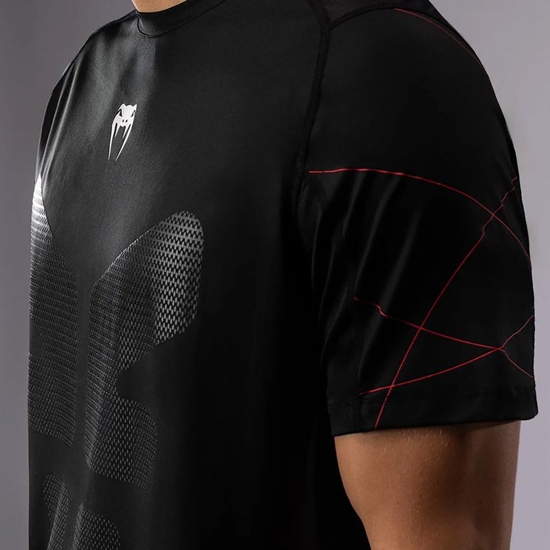 Tricou de antrenament pentru bărbați Venum Tactical XT black/fire red 5