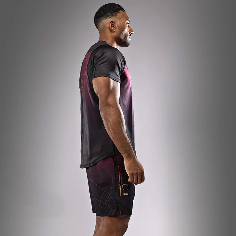 Tricou de antrenament pentru bărbați Venum Tactical XT black/burgundy/gold 7