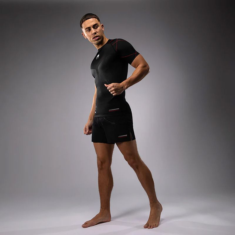 Tricou de antrenament pentru bărbați Venum Tactical XT Rashguards black/fire red 3
