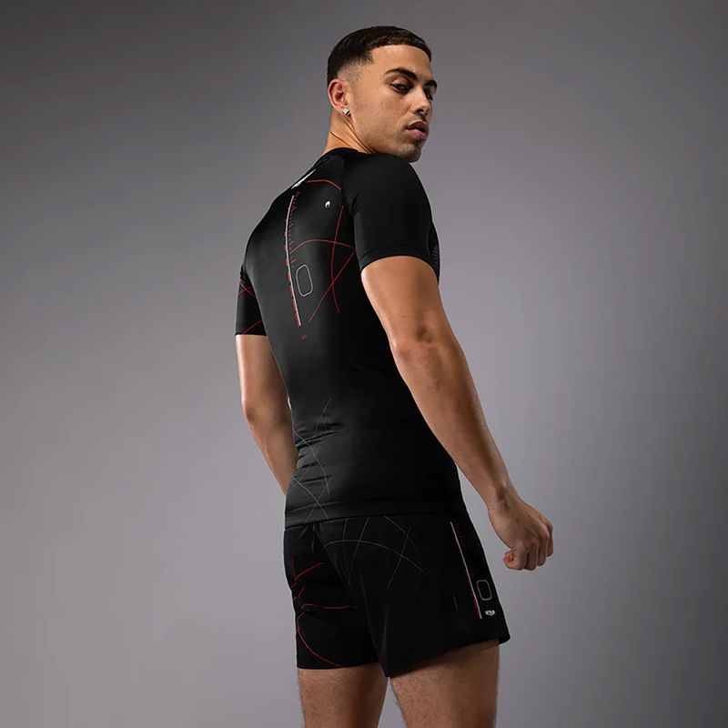 Tricou de antrenament pentru bărbați Venum Tactical XT Rashguards black/fire red 4