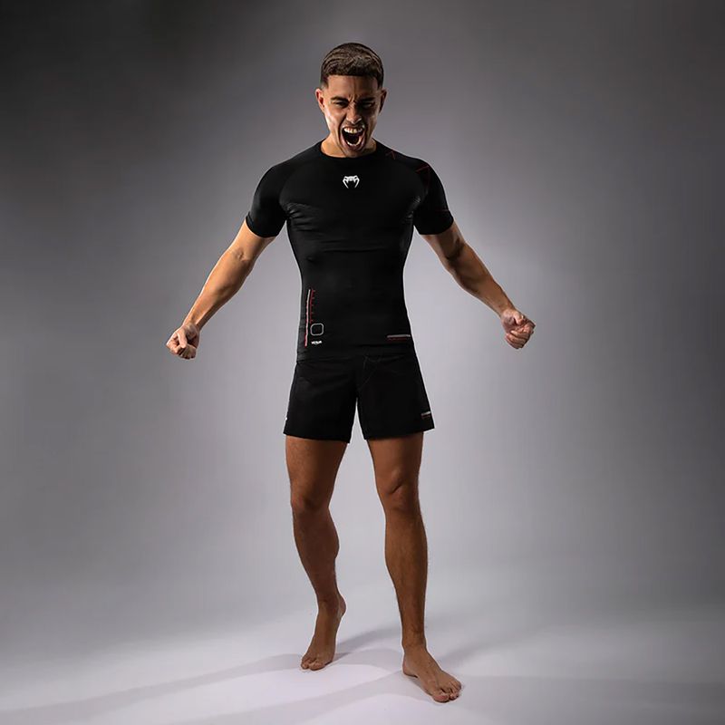 Tricou de antrenament pentru bărbați Venum Tactical XT Rashguards black/fire red 5