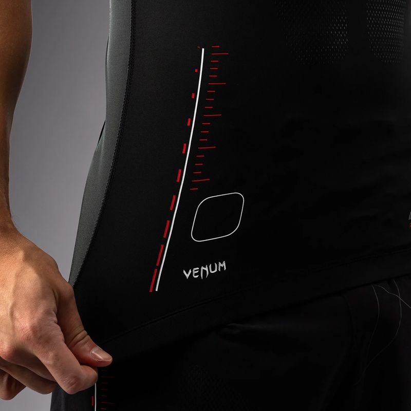 Tricou de antrenament pentru bărbați Venum Tactical XT Rashguards black/fire red 10
