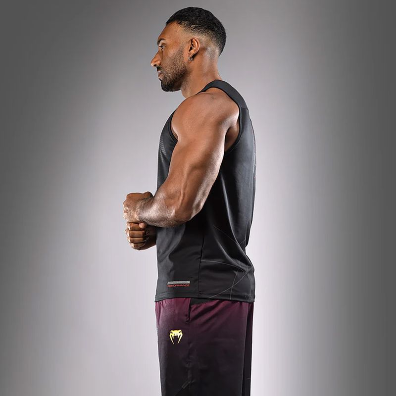 Tricou de antrenament Venum Tactical XT Tank black/fire red 4