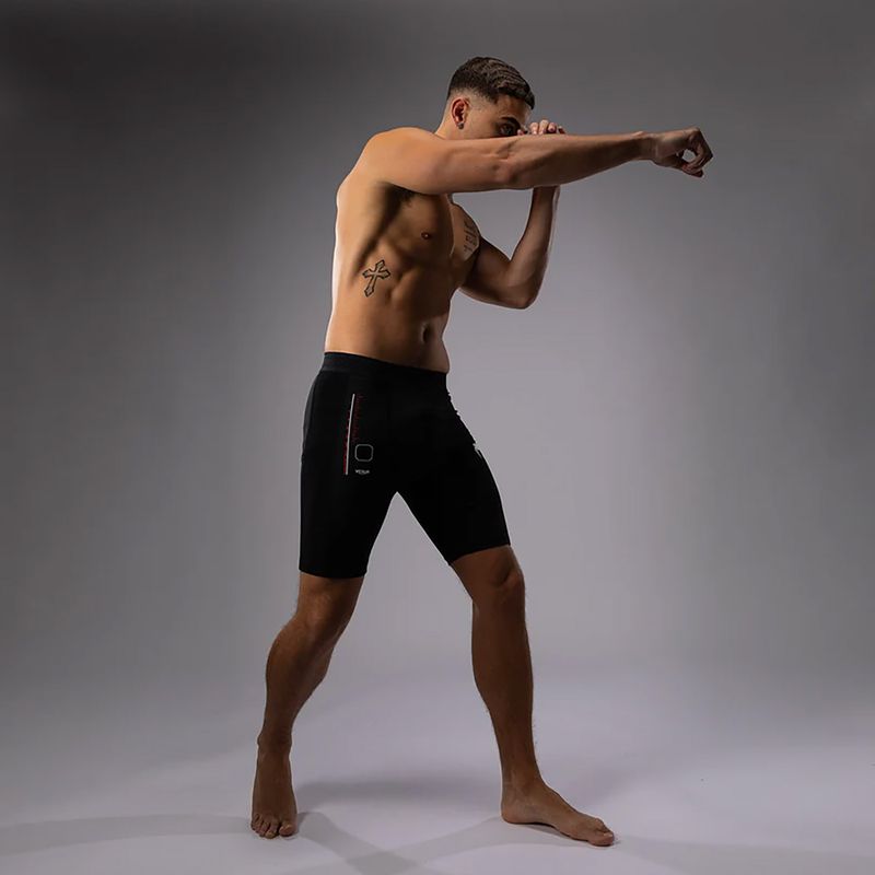 Pantaloni scurți de antrenament pentru bărbați Venum Tactical XT Vale Tudo black/fire red 5