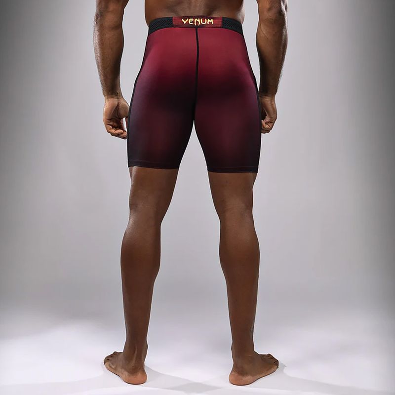 Pantaloni scurți de antrenament pentru bărbați Venum Tactical XT Vale Tudo black/burgundy/gold 3