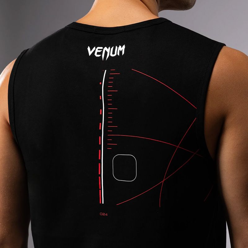 Tricou de antrenament Venum Tactical XT Tank top black/fire red 8