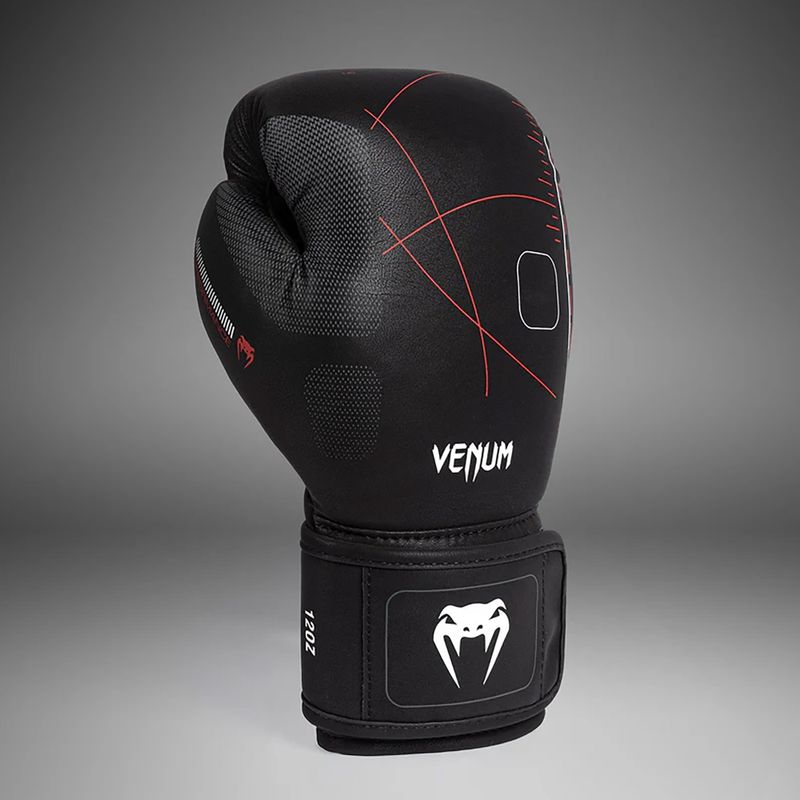 Mănuși de box Venum Tactical XT black/fire red 4