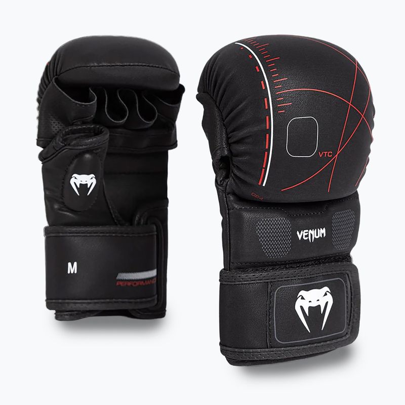 Mănuși de sparing  Venum Tactical XT black/fire red