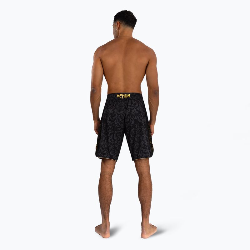 Pantaloni scurți de antrenament pentru bărbați Venum x Ilia Topuria Unmatched Fight black/gold 3