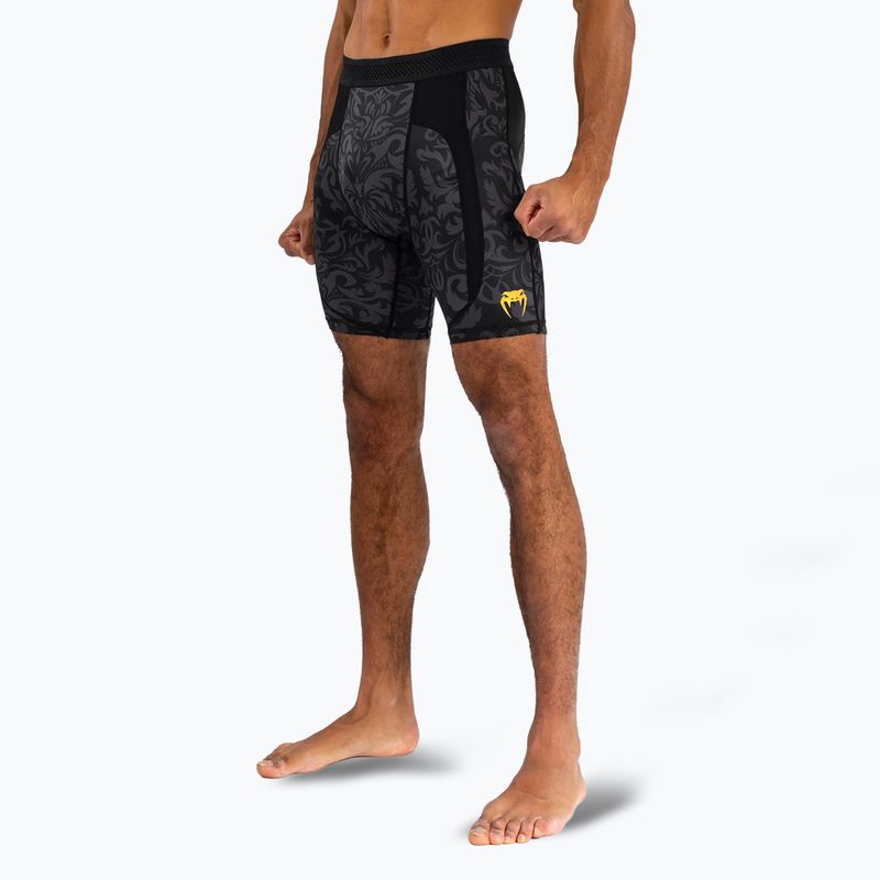 Pantaloni scurți de antrenament pentru bărbați Venum x Ilia Topuria Unmatched Vale Tudo black/gold 4