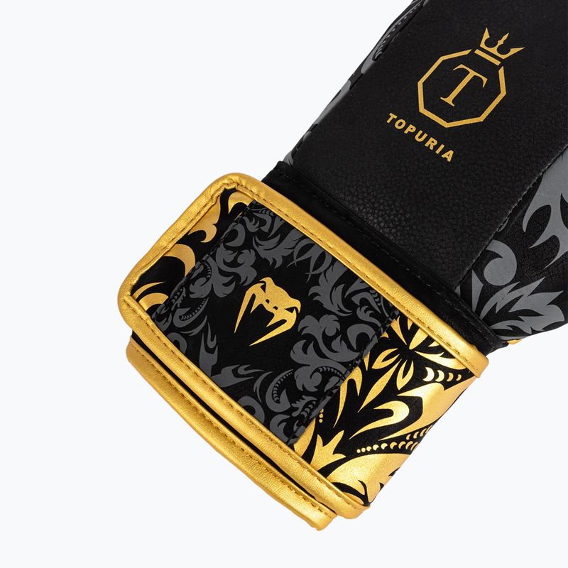 Mănuși de box Venum x Ilia Topuria Unmatched Boxing black/gold 7