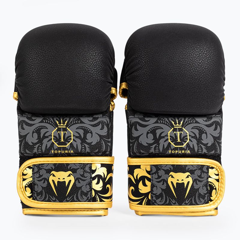 Mănuși de sparing Venum x Ilia Topuria Unmatched MMA Sparring black/gold