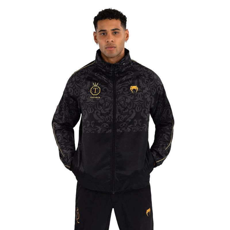 Geacă pentru bărbați Venum x Ilia Topuria Unmatched black/gold