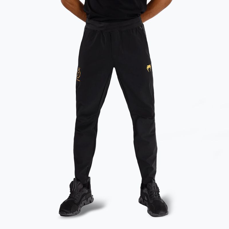 Pantaloni de antrenament pentru bărbați Venum x Ilia Topuria Unmatched black/gold 4