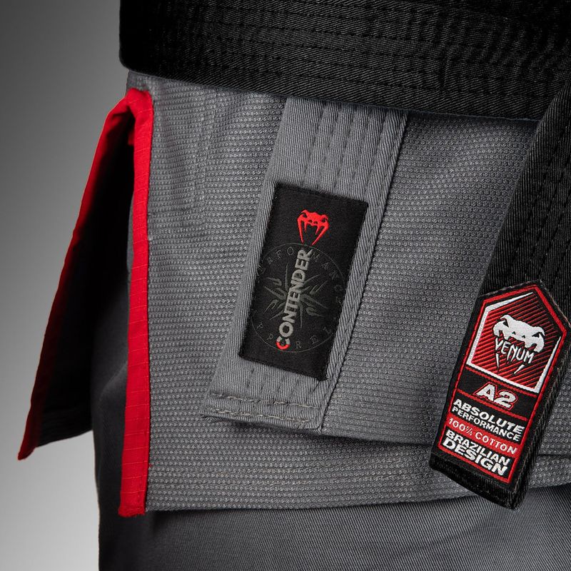 GI pentru brazilian jiu-jitsu Venum Contender 3.0 storm grey 6
