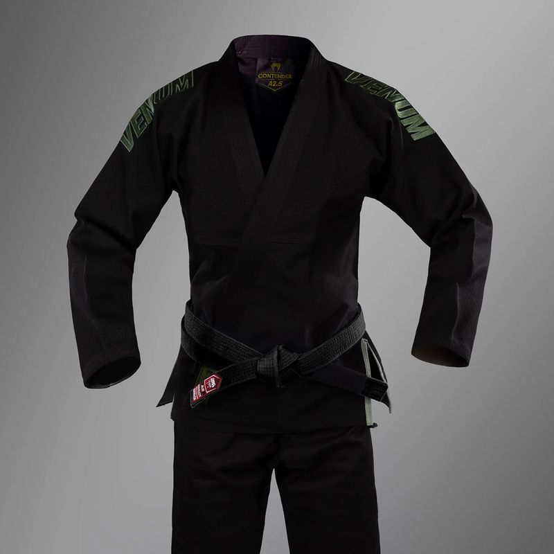 GI pentru brazilian jiu-jitsu Venum Contender Evo 2.0 negru 2