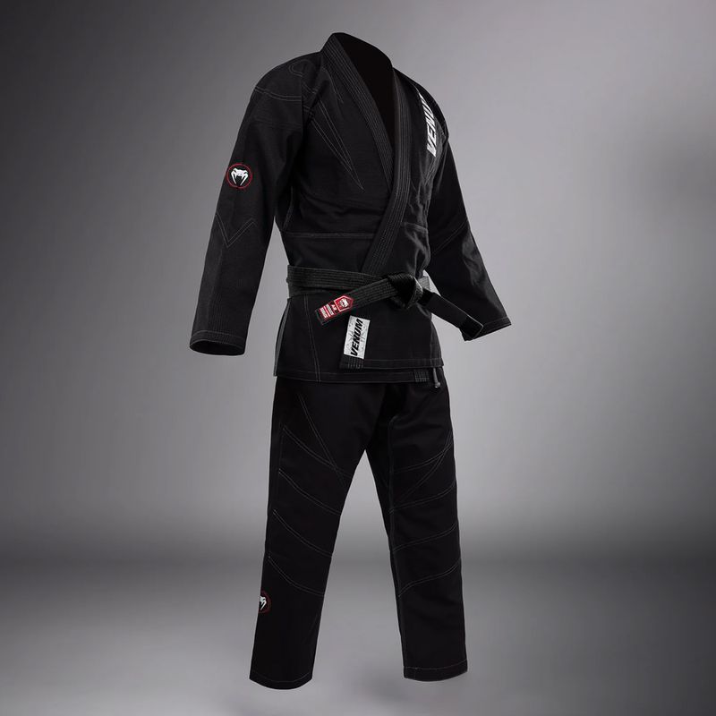 GI pentru brazilian jiu-jitsu Venum Elite 5.0 negru 3