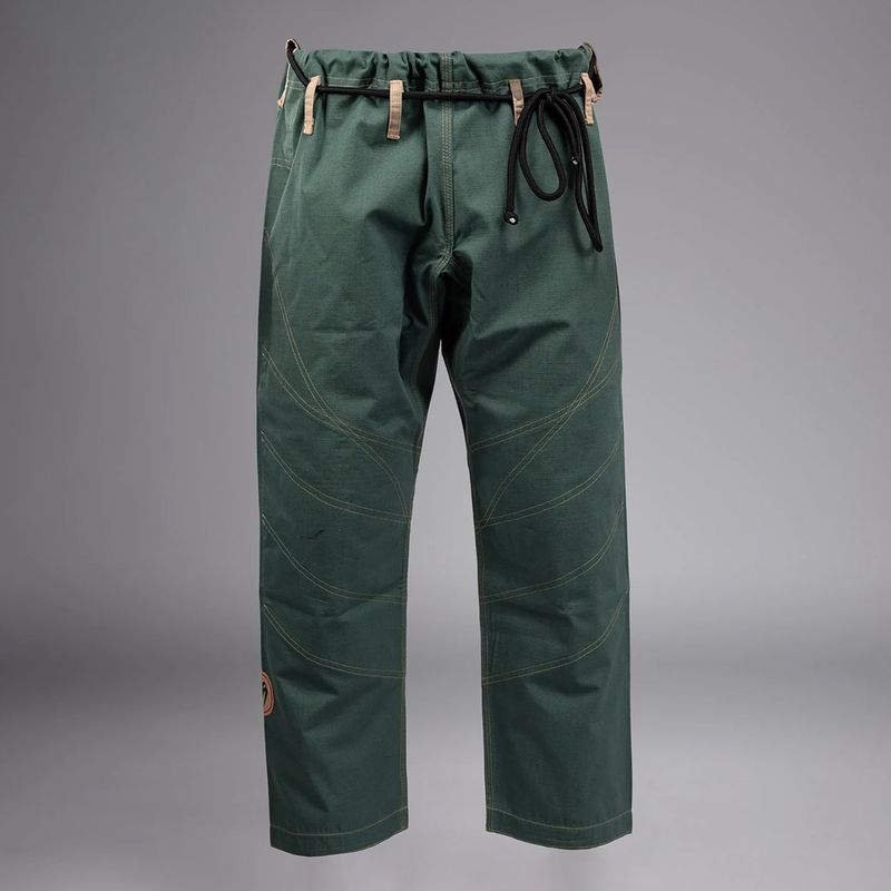 GI pentru brazilian jiu-jitsu Venum Elite 5.0 verde pădure 4