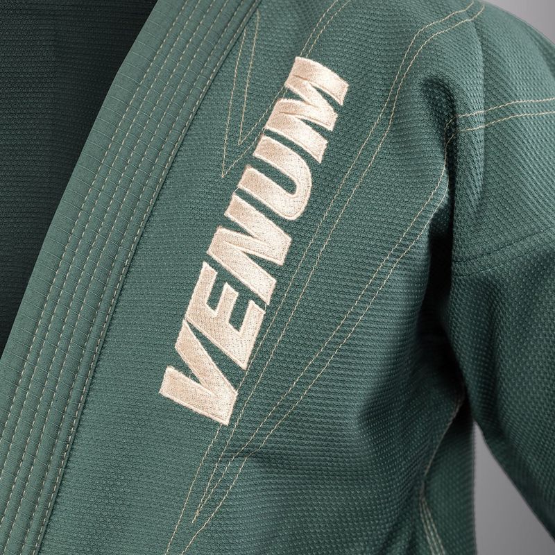 GI pentru brazilian jiu-jitsu Venum Elite 5.0 verde pădure 7