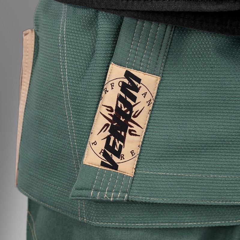 GI pentru brazilian jiu-jitsu Venum Elite 5.0 verde pădure 8