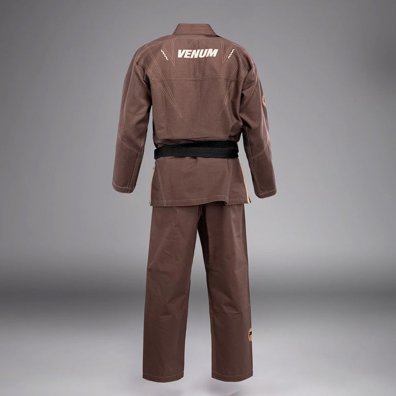 GI pentru brazilian jiu-jitsu Venum Elite 5.0 maro ciocolatiu 2