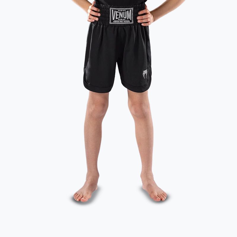 Pantaloni scurți de box pentru copii Venum Classic Jr black