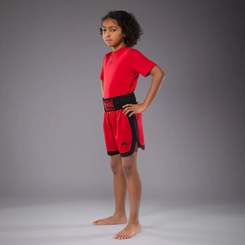 Pantaloni scurți de box pentru copii Venum Classic Jr cherry red 6
