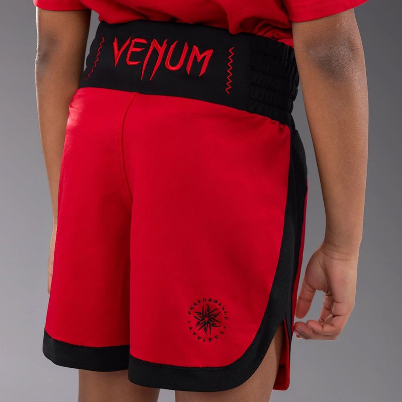Pantaloni scurți de box pentru copii Venum Classic Jr cherry red 7