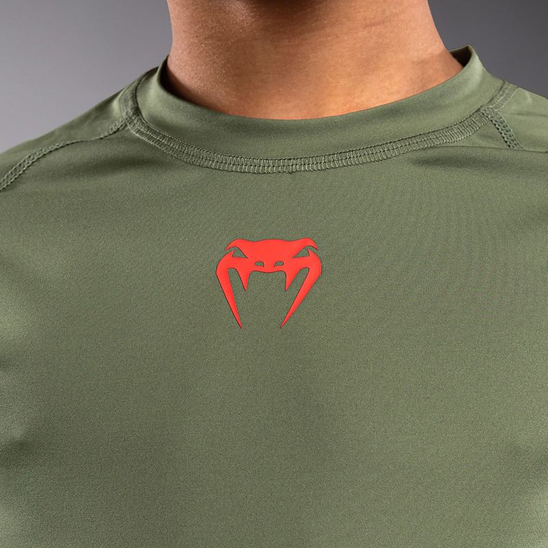 Bluză termică pentru antrenament copii Venum Contender Rashguards Jr khaki 5