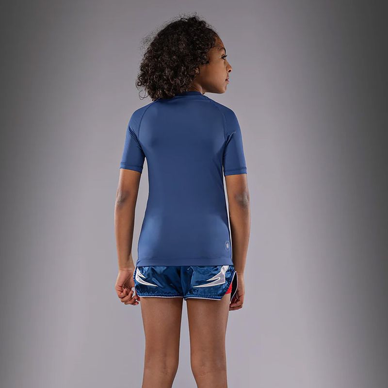 Venum Contender Rashguards Jr tricou de antrenament pentru copii albastru regal 2