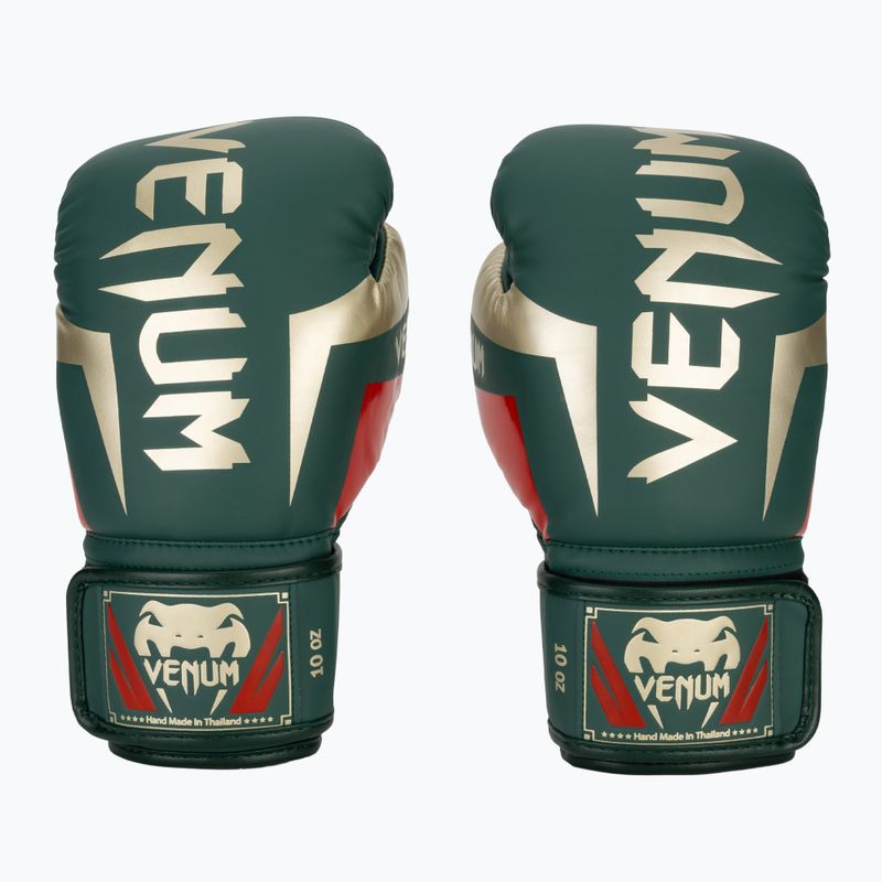 Mănuși de box Venum Elite green 2