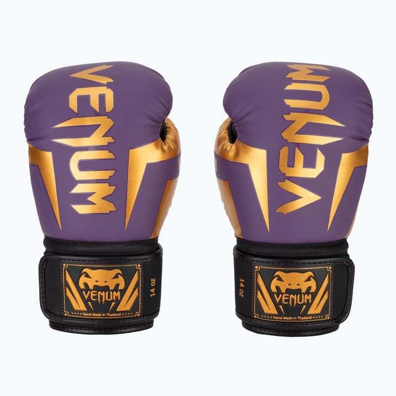 Mănuși de box Venum Elite dark purple 2